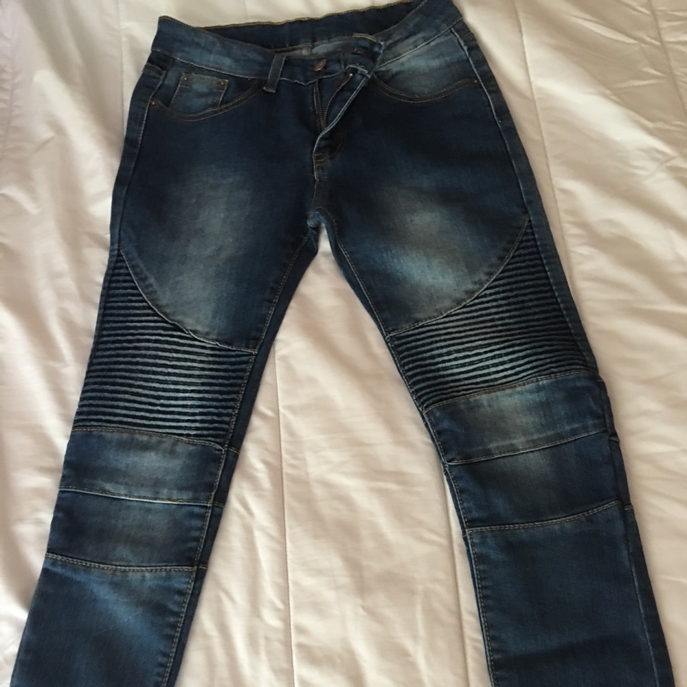 Dark denim